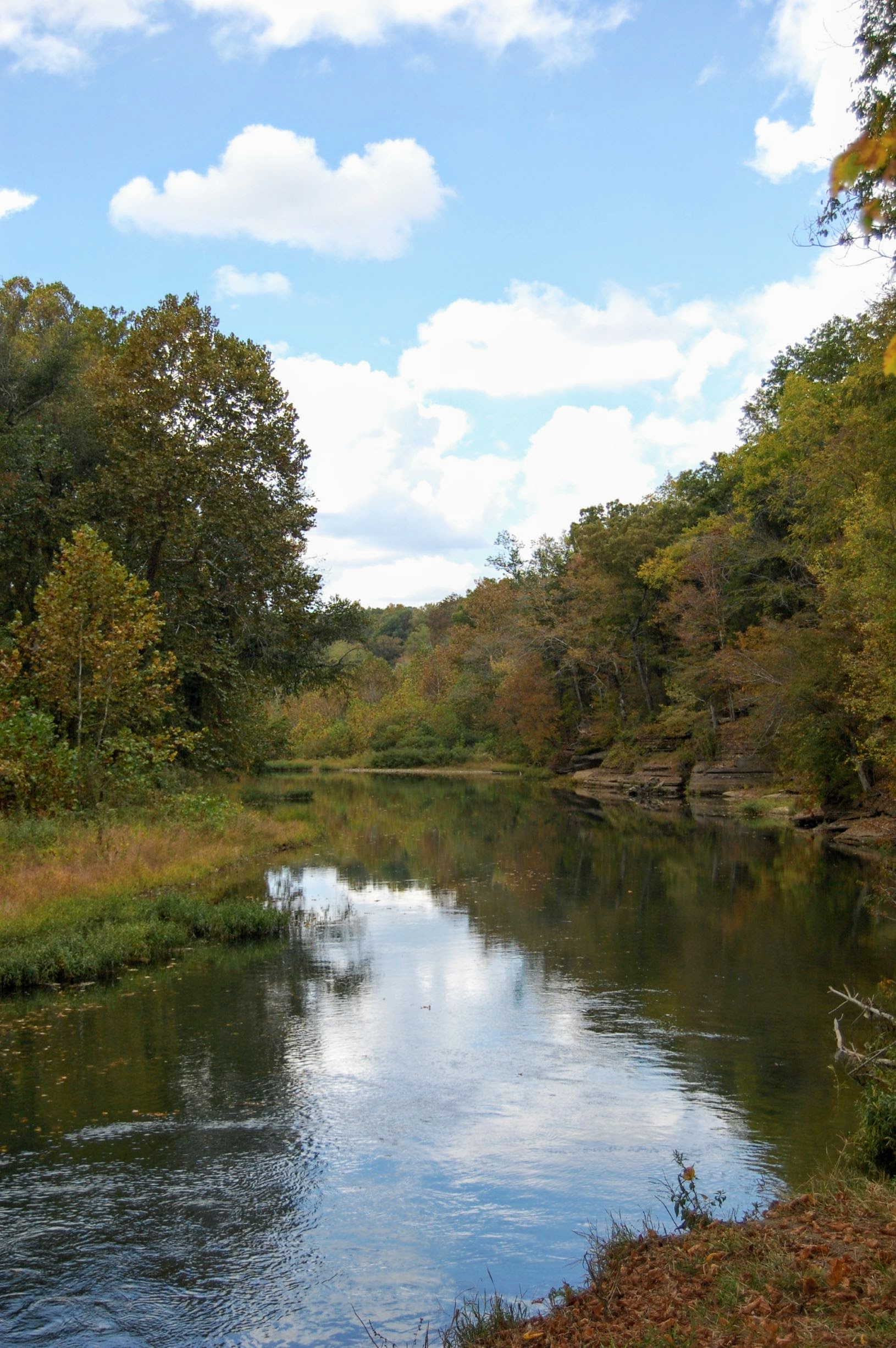 View down the river